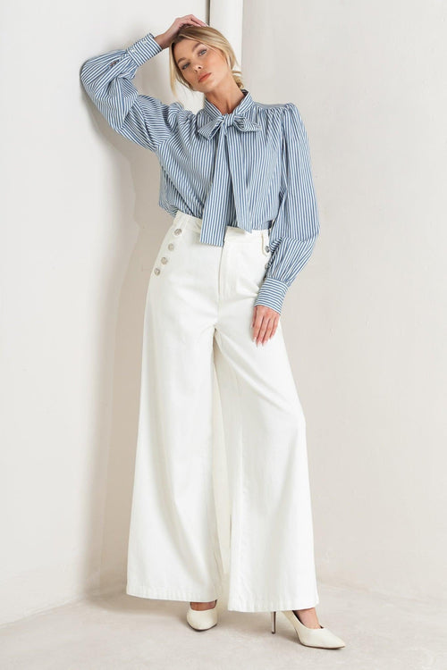CHARMING INTENTIONS WOVEN TOP