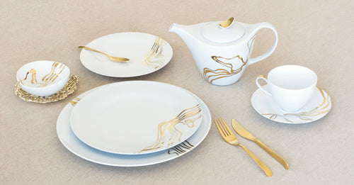 Fiume D'Oro 24-piece Dinner Setting