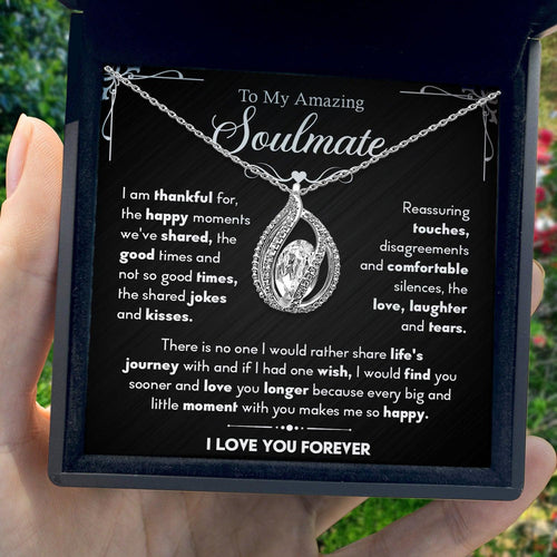 TRYNDI™ To My Amazing Soulmate Birdcage Necklace With Authentic Swarovski Crystals