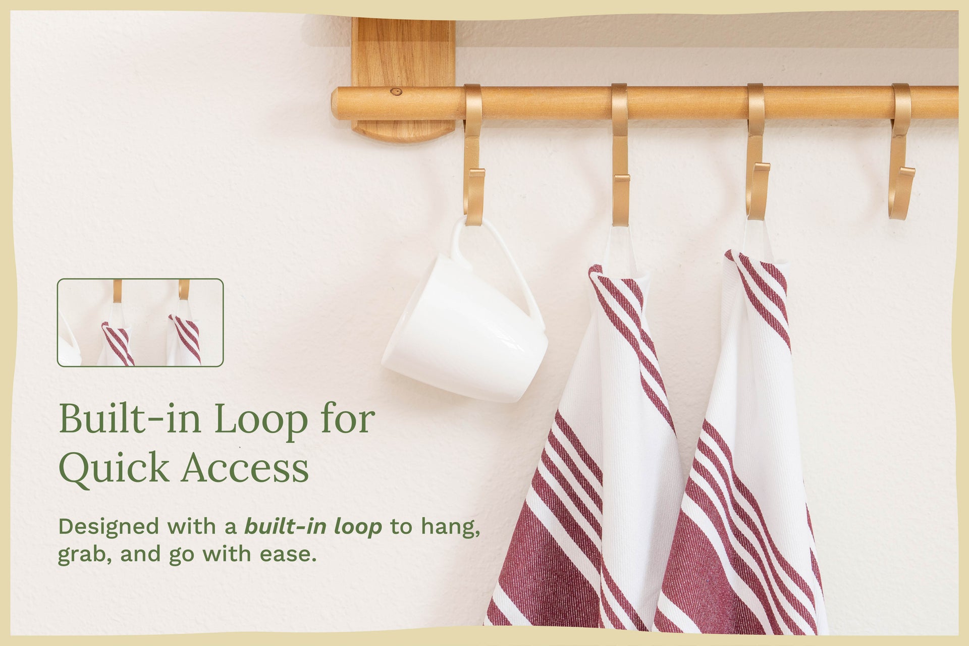 Striped Kitchen Towels