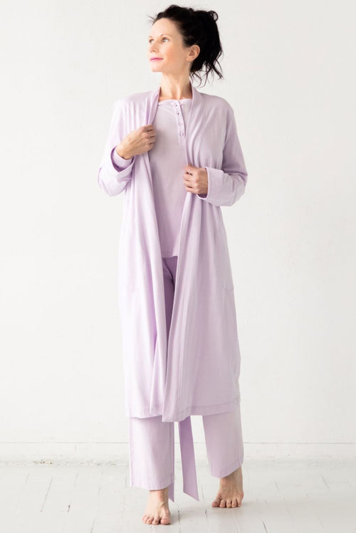 Straight Leg Pants in Pima Cotton