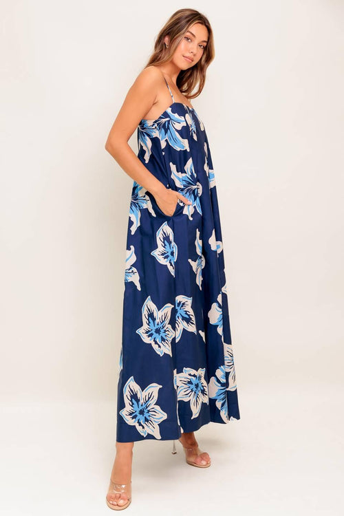 ON MY WAY WOVEN MAXI DRESS