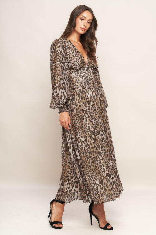 DESERT WALTZ WOVEN MIDI DRESS