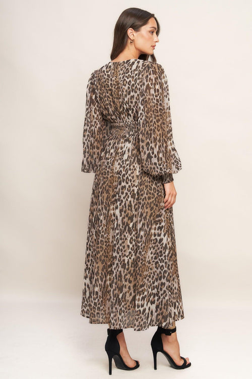 DESERT WALTZ WOVEN MIDI DRESS