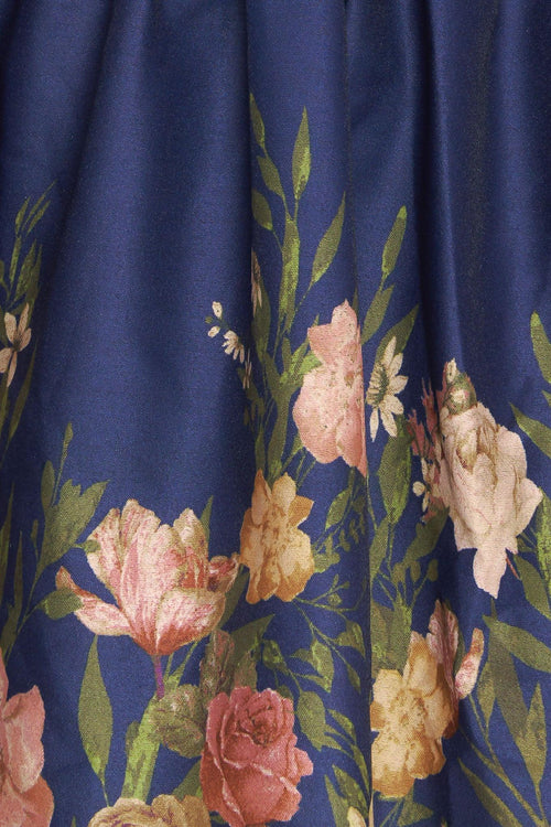 NOCTURNE IN BLOOM WOVEN MINI DRESS