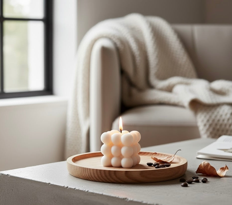 BELIEVE CANDLE Soy Wax Vegan-Friendly Classic Bubble