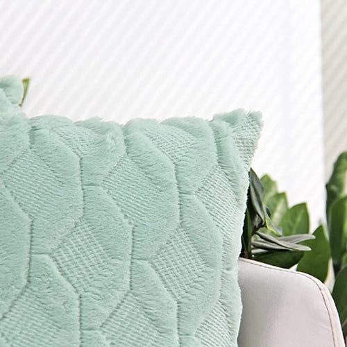 Diamond shaped Plush Throw Pillow (With Insert) size 18"x18"