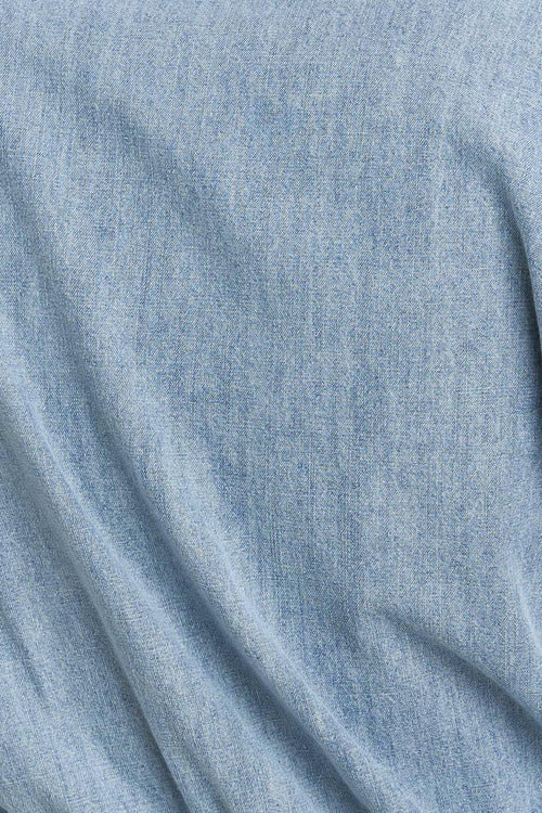 QUIET LUXURY LIGHTWEIGHT DENIM JUMPSUIT