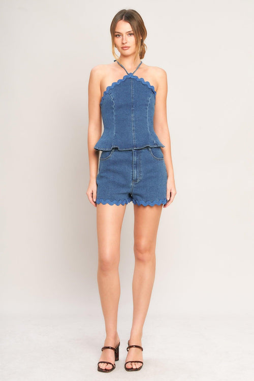 SUNNY DAY DENIM TOP