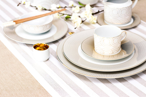 Infinity Tea Cup + Saucer (Set of 4)