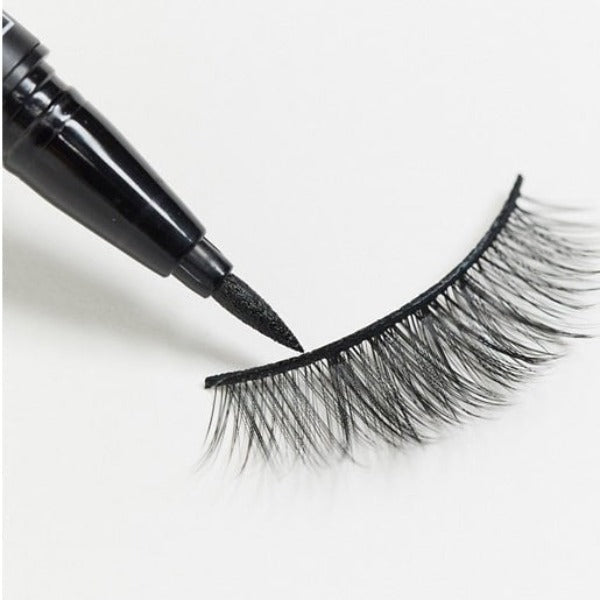 SYDONI LIQUID EYELINER & LASH GLUE IN ONE | Precision Liner + Strong Hold Net. Wt. 0.7 ml
