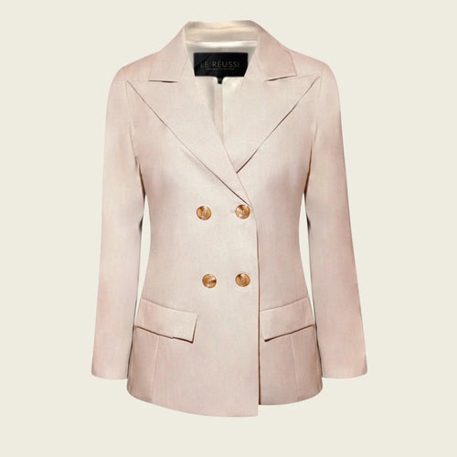 Louise Double-Breasted Wool Blazer – Women’s Classic Style