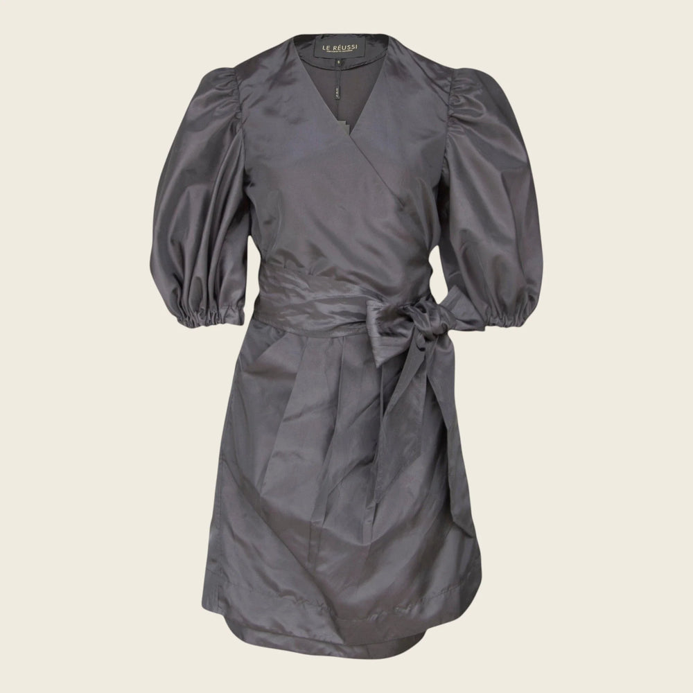 Black Lusso Wrap Dress – Elegant Women’s Wrap Dress