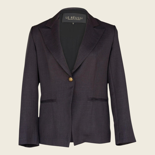 Luxe Charcoal Blazer – Women’s Tailored Office Jacket