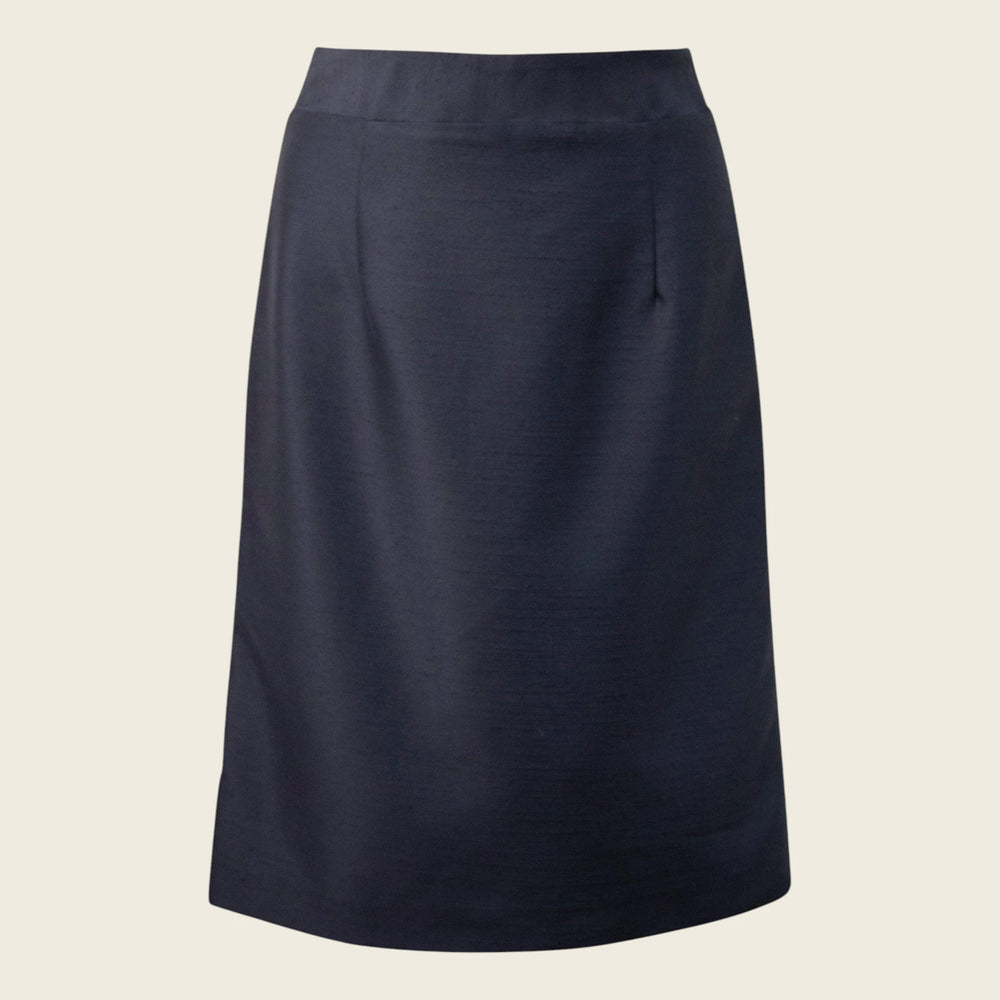 Luxe Straight Mini Skirt in Black – Women’s Chic Mini Skirt