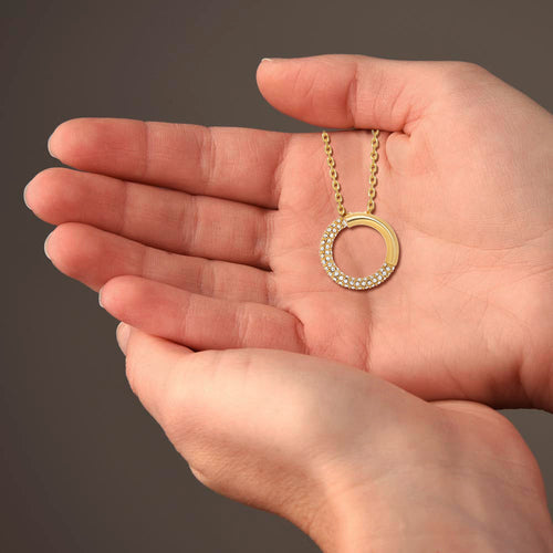 Open Circle Necklace