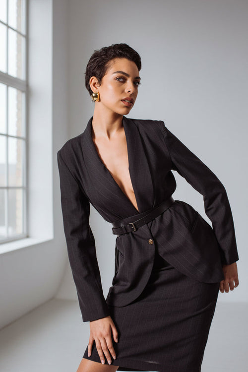 ShawlLapels Single-Breasted Blazer – Women’s Tailored Jacket
