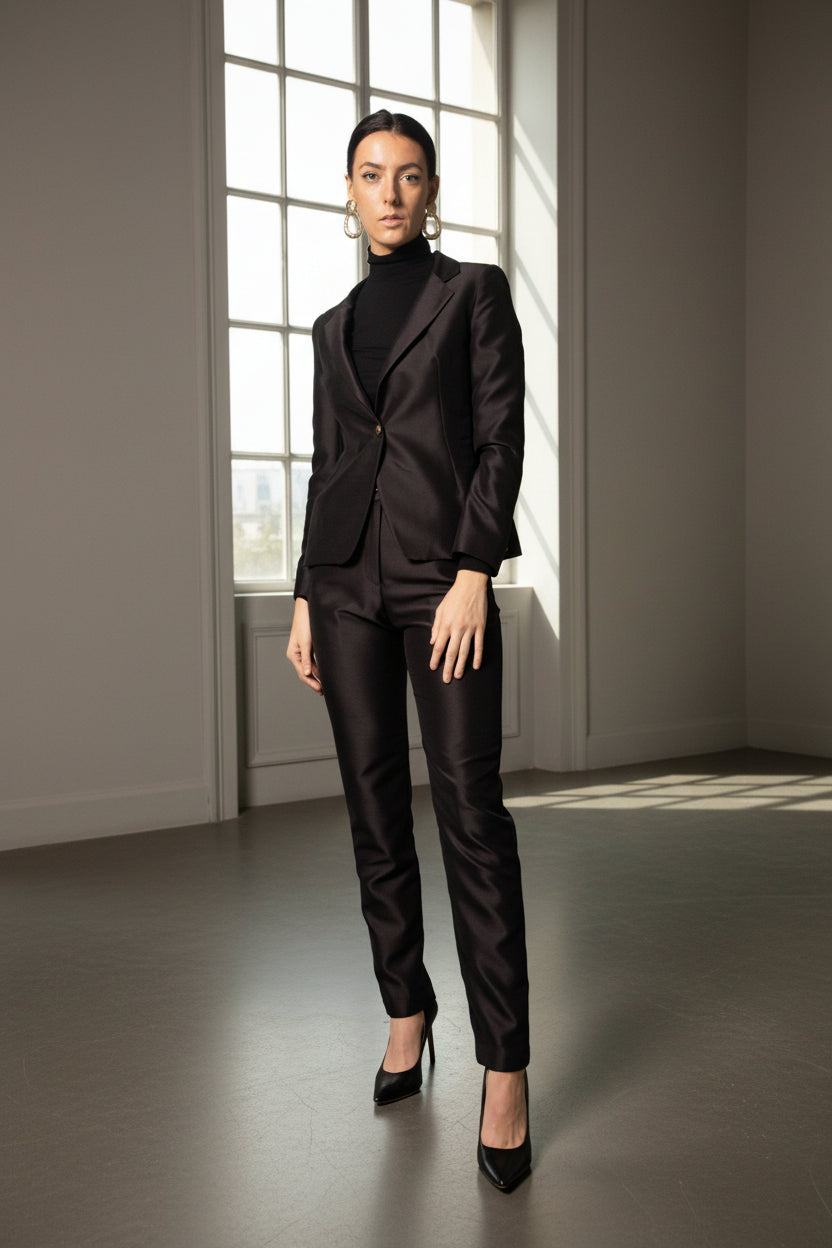 Elegant Skinny Pants in Black – Women’s Slim-Fit Trousers