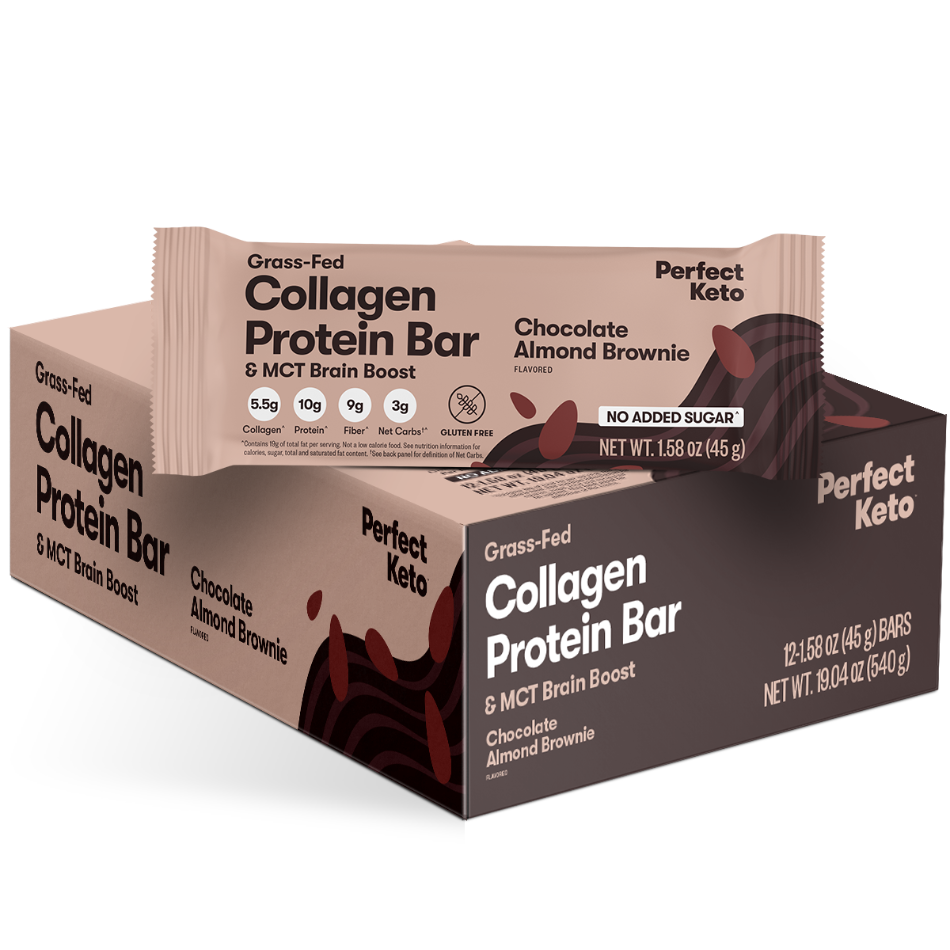 Perfect Keto  Low-carb Collagen Protein Bars