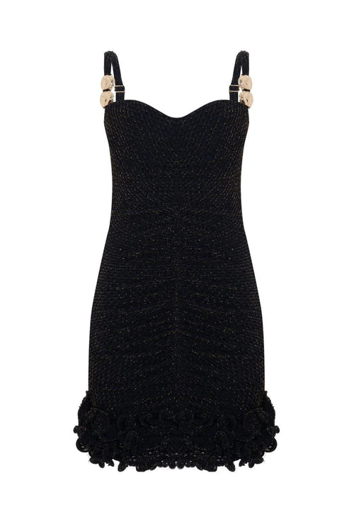 Gavea Mesh Mini Dress – Black (Final Sale)