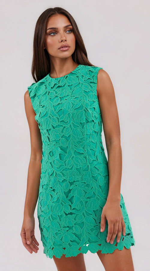 Eden Mini Dress – Green