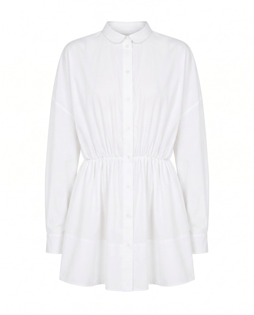 Hattie Shirt Dress – White