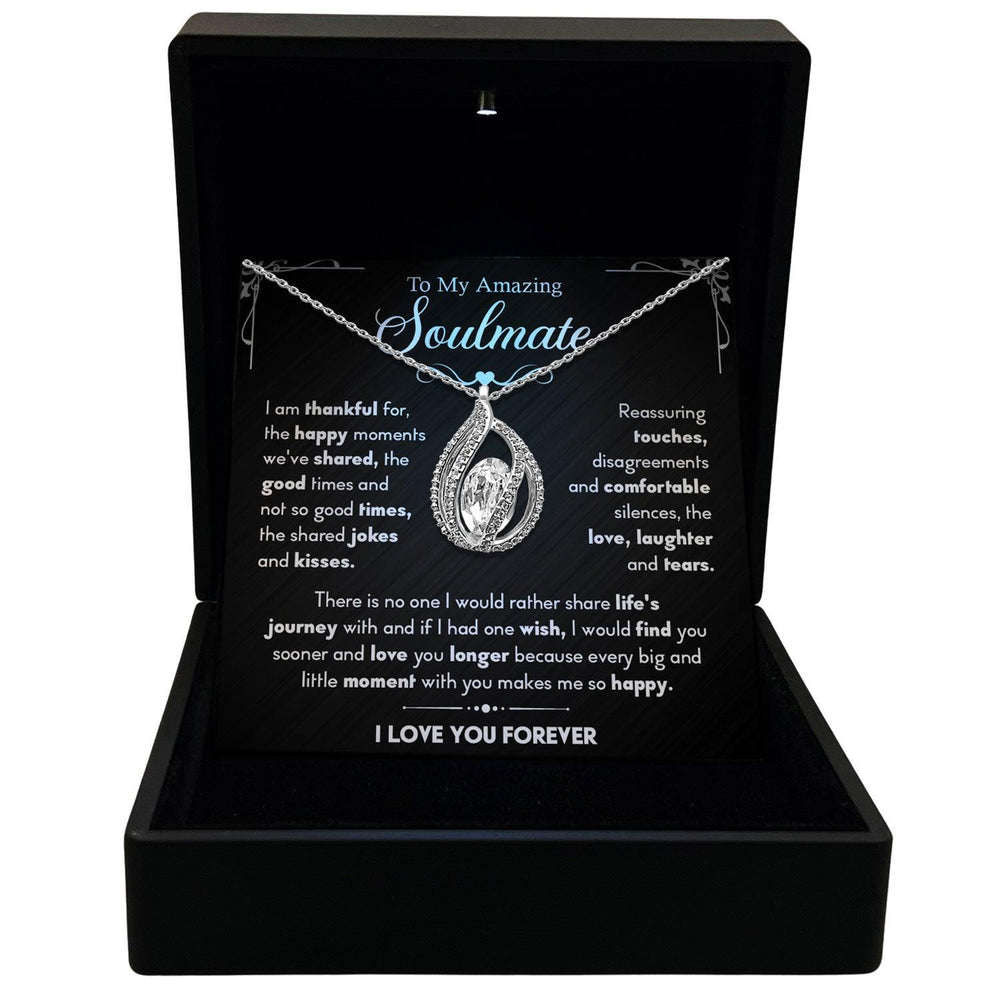 TRYNDI™ To My Amazing Soulmate Birdcage Necklace With Authentic Swarovski Crystals