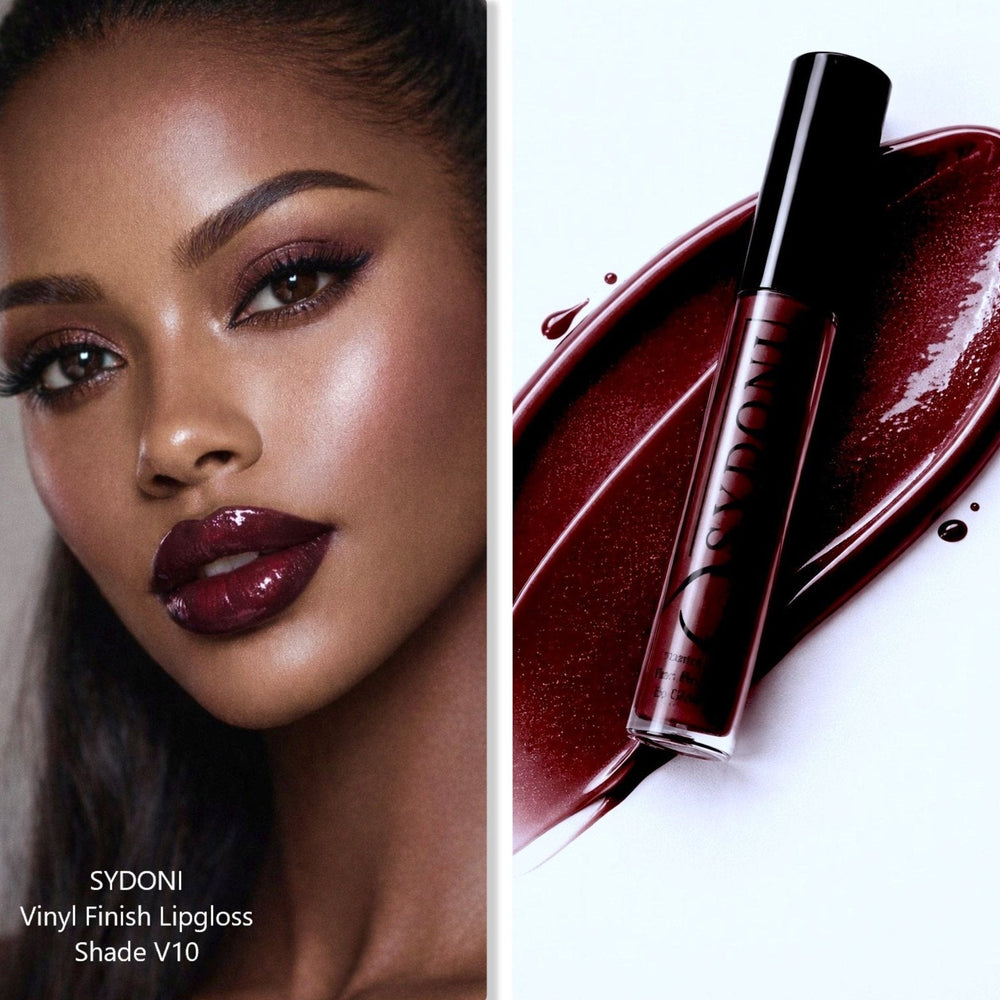 SHADE V10 LUSTRE VINYL FINISH LIPGLOSS - Deep Rich Plum