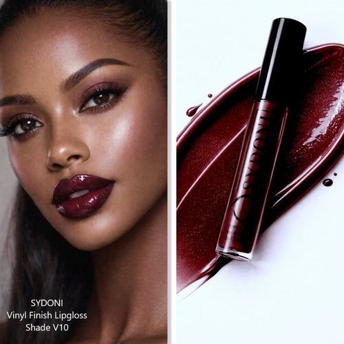 SHADE V10 LUSTRE VINYL FINISH LIPGLOSS - Deep Rich Plum