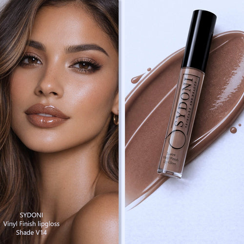 SHADE V14 VINYL FINISH LIPGLOSS - Light Chocolate Brown