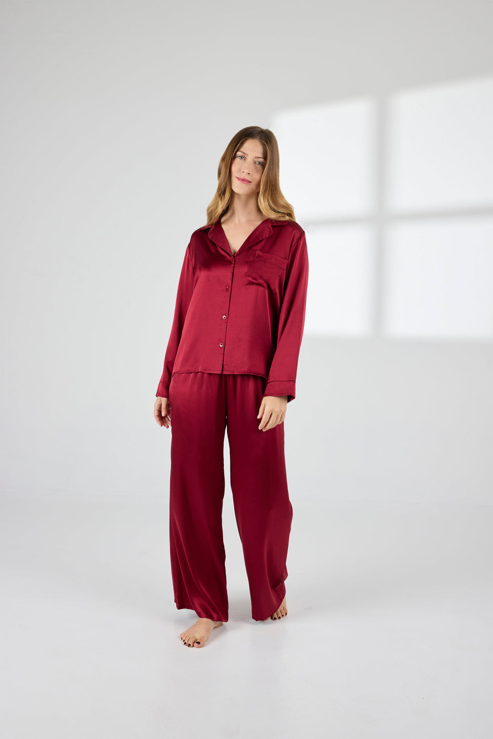 A. ROSE Women's Luxury Pajama Set-Victoria set