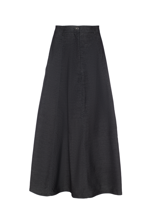 Cotton Maxi A Line Skirt