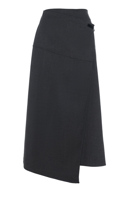 Wool Wrap Skirt