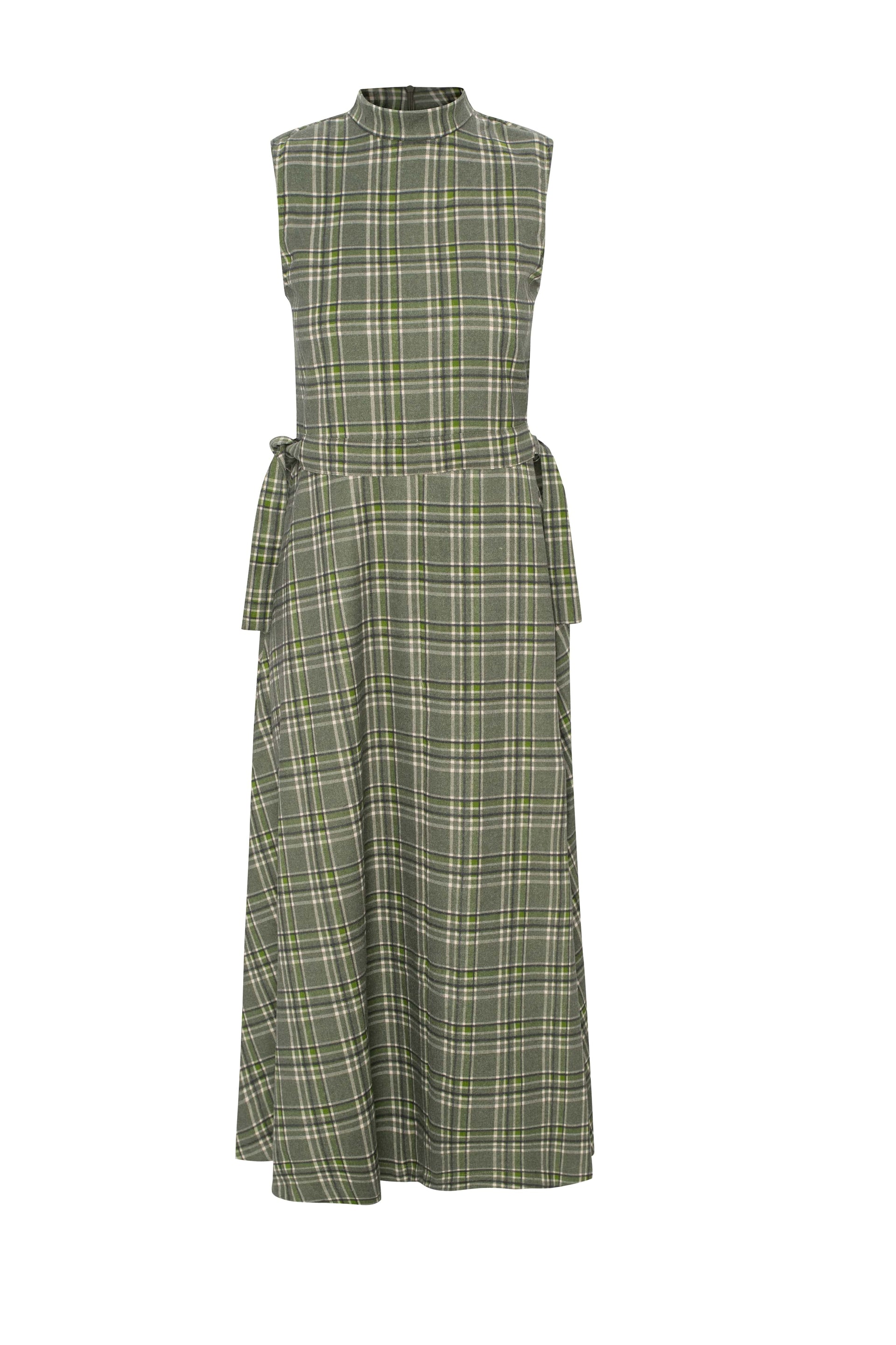 Plaid Belt Jumper