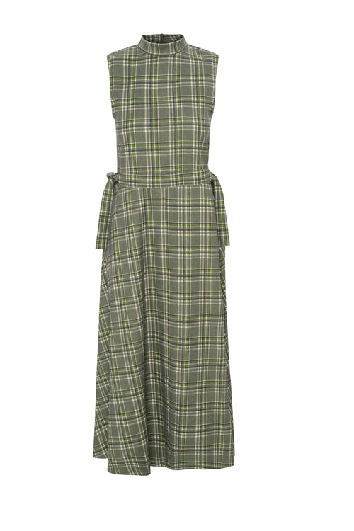 Plaid Belt Jumper