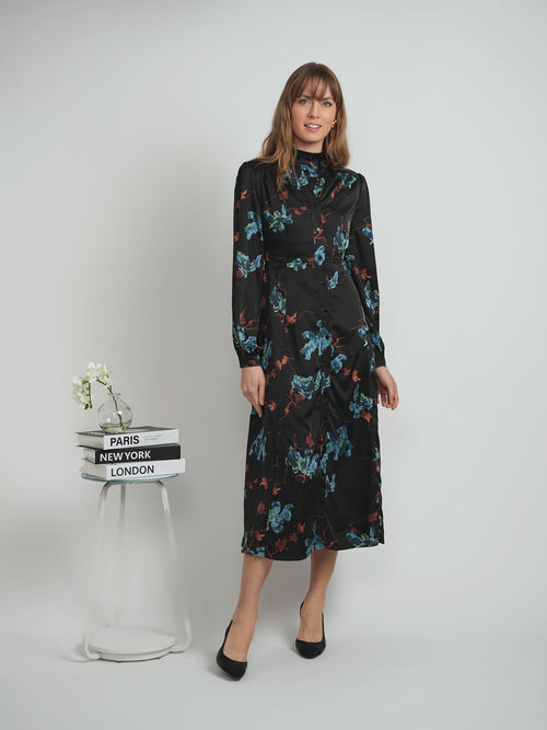 Printed Midi Dress Set