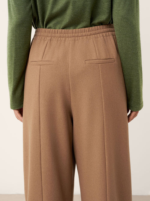 Wool Drawstring Patch Pocket Pants PRISCILLA