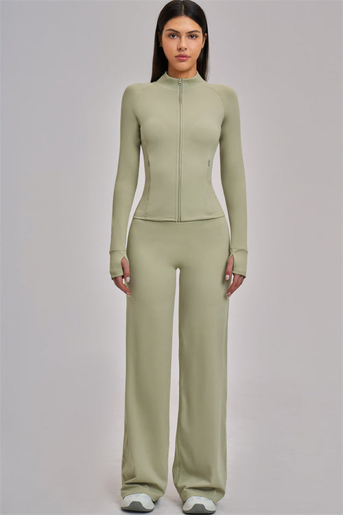 The Swoon Jacket Flared Leggings 2-Piece Set