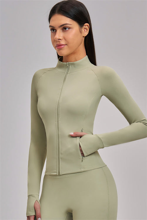 The Swoon Jacket Sports Bra Flared Leggings 3-Piece Set