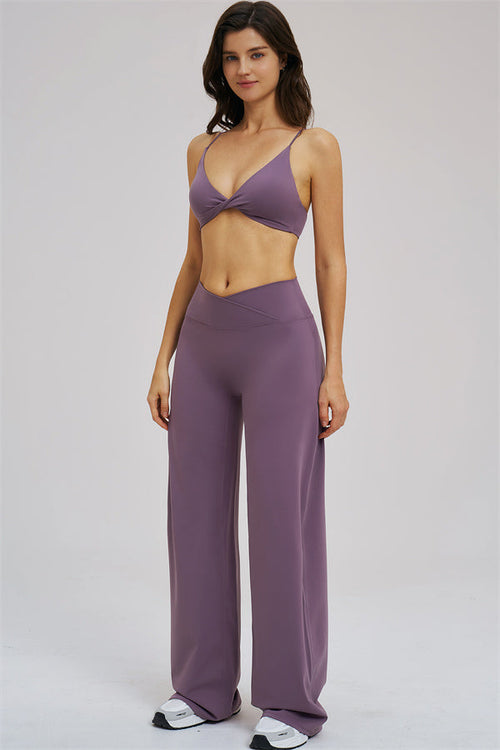 The Mosaic Sports Bra Straight Leg Pants 2-Piece Set