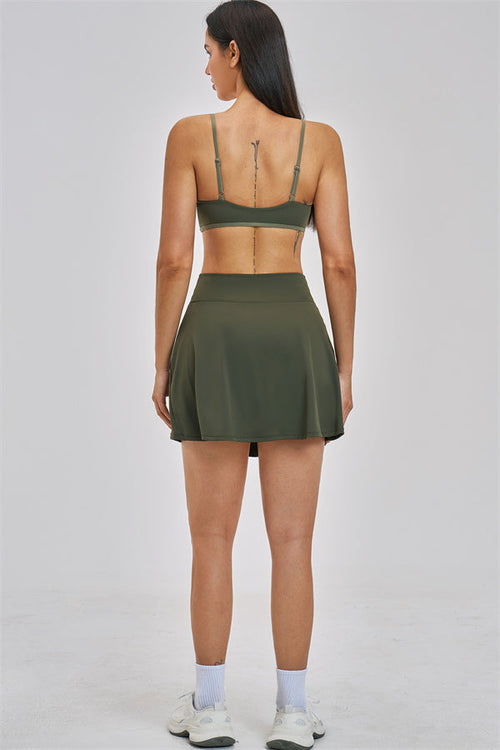 The Seraphine Sports Bra Skirt 2-Piece Set