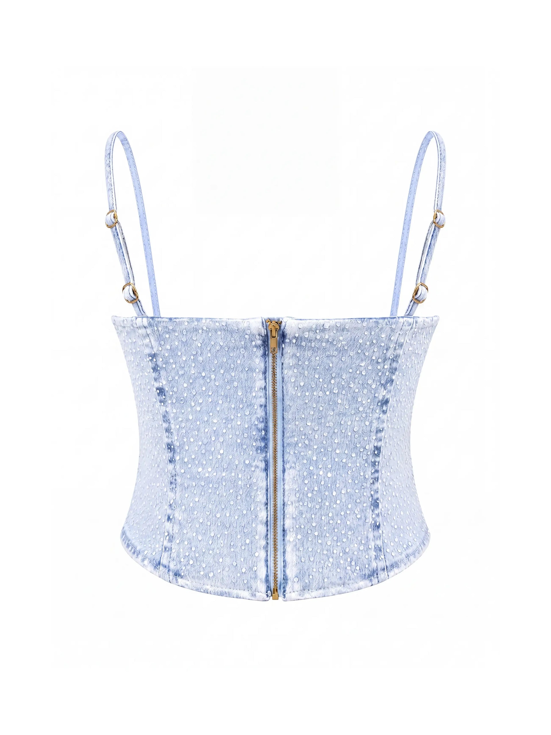 Rain On Me Corset - Medium Wash