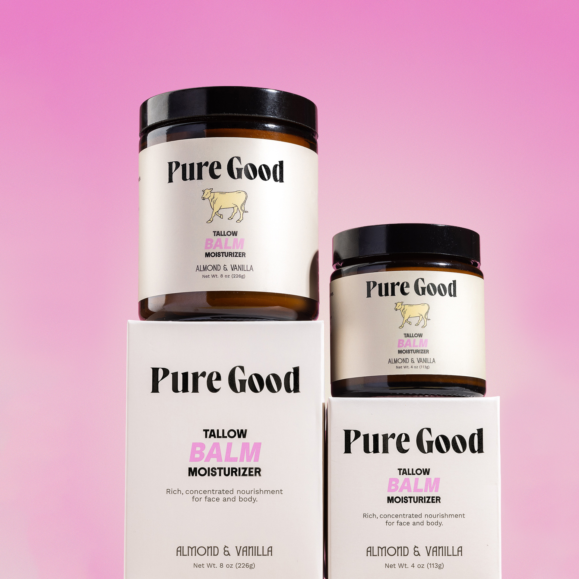 Almond + Vanilla Tallow Balm