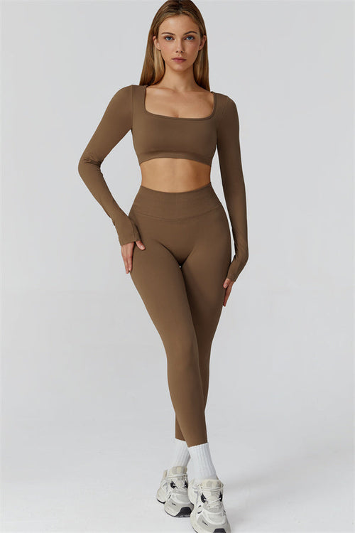The Reign Long Sleeve Crop Top