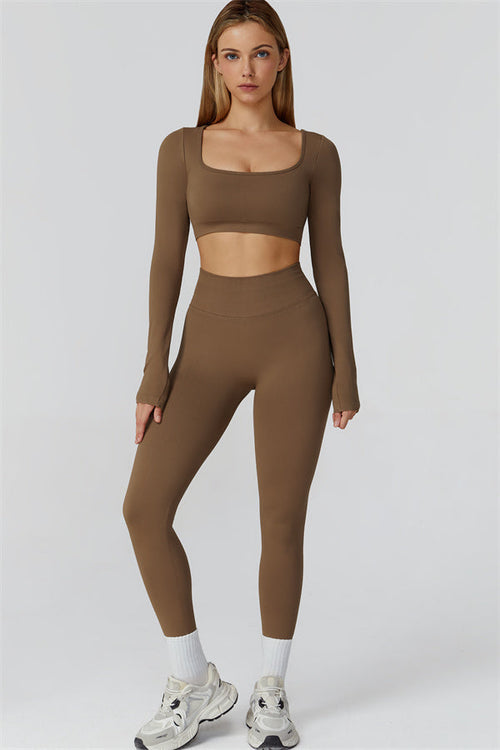 The Reign Long Sleeve Crop Top