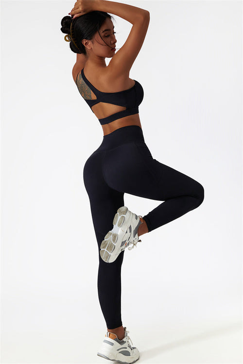 The Blissful Rose Sports Bra Leggings 2-Piece Set
