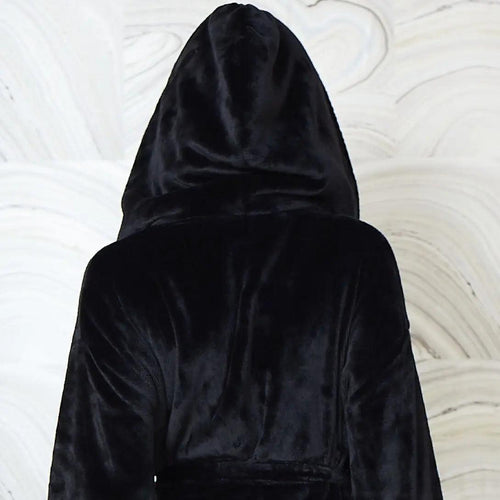 Women’s Plush Hooded Robe - Spa-Worthy Comfort at Home