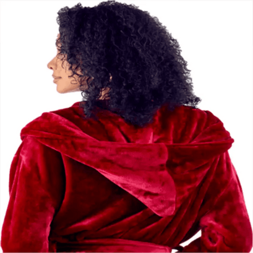 Women’s Plush Hooded Robe - Spa-Worthy Comfort at Home