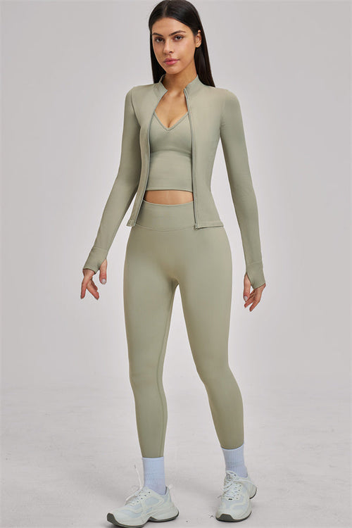 The Vision Jacket Tank Top Leggings 3-Piece Set