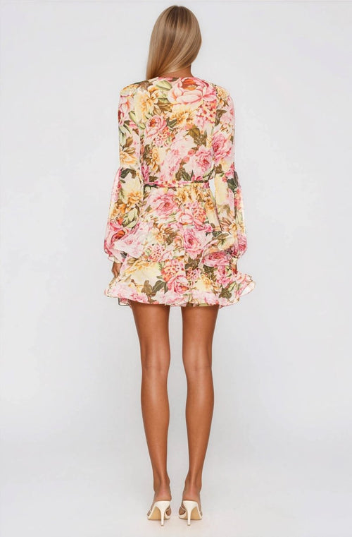 Bedouin Rose Mini Dress – Rose Floral